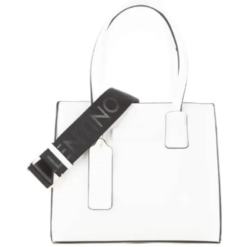Weiße Crossbody-Tasche - Chic Style , Damen, Größe: ONE Size - Valentino by Mario Valentino - Modalova
