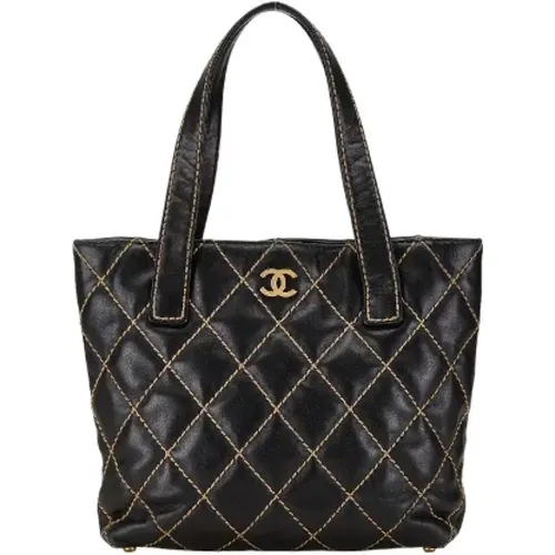 Pre-owned Leather chanel-bags , female, Sizes: ONE SIZE - Chanel Vintage - Modalova