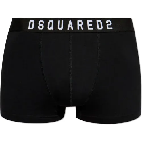 Cotton boxers with logo , male, Sizes: L, M - Dsquared2 - Modalova