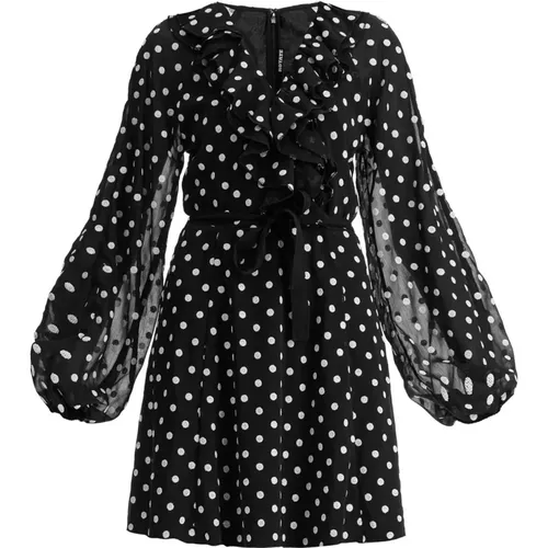 Chiffon Minikleid mit Polka Dots - ROTATE Birger Christensen - Modalova