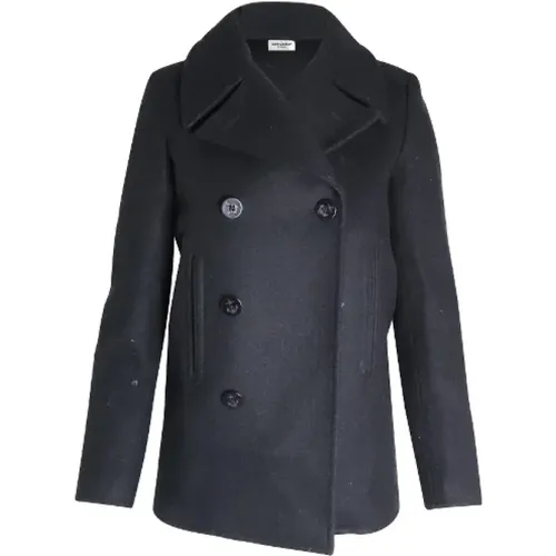 Pre-owned Wool outerwear , female, Sizes: XS - Yves Saint Laurent Vintage - Modalova