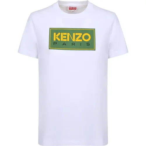 Bold Logo Print Crew Neck T-Shirt , female, Sizes: XS - Kenzo - Modalova