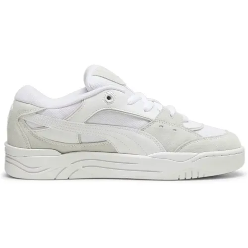 Weiße Ledersneakers Herbst/Winter 2024 , Herren, Größe: 40 EU - Puma - Modalova