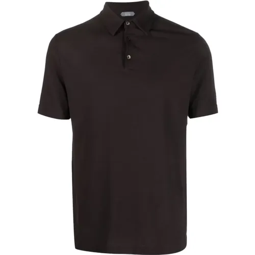 Klassisches Polo Shirt,Modernes Polo Shirt,T-Shirts - Zanone - Modalova