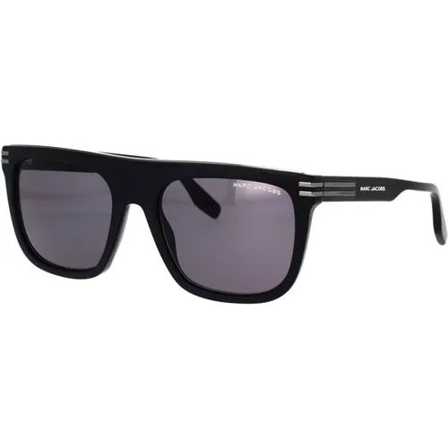 Stylische Sonnenbrille mit quadratischem Profil und Metall-Detail - Marc Jacobs - Modalova