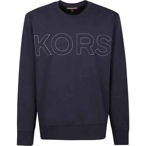 Midnight Quilted Sweatshirt , male, Sizes: S, L - Michael Kors - Modalova