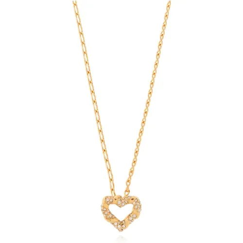 Heart-shaped pendant necklace , female, Sizes: ONE SIZE - Lanvin - Modalova