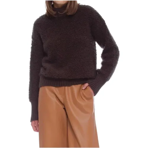 Teddy Effect Women`s Sweater , female, Sizes: L, M - Kocca - Modalova