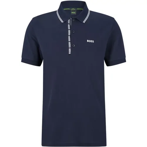 Blau Gestreiftes Poloshirt - Hugo Boss - Modalova