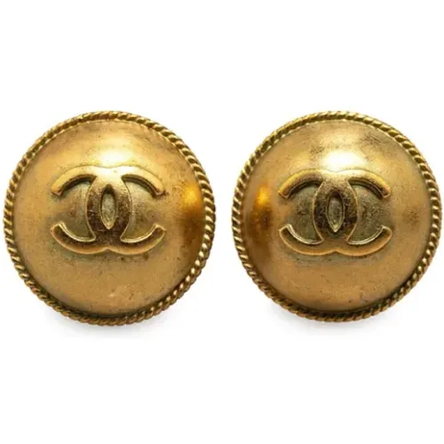 Pre-owned Fabric earrings , female, Sizes: ONE SIZE - Chanel Vintage - Modalova