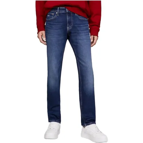 Slim Scanton Jeans neu definiert lässige Eleganz , Herren, Größe: W38 L32 - Tommy Hilfiger - Modalova