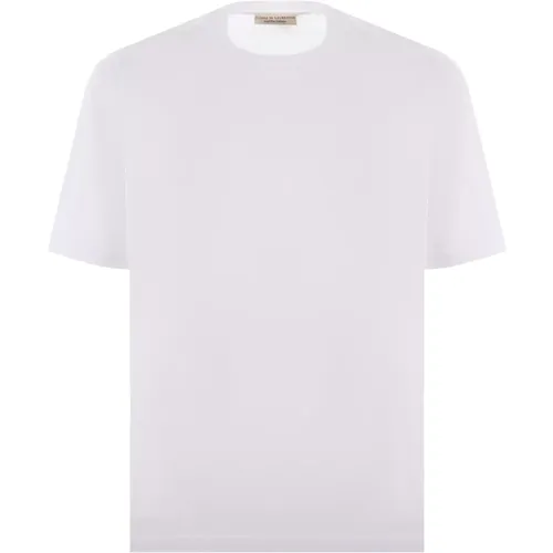 Cotton T-shirt and Polo , male, Sizes: L, M - Filippo De Laurentiis - Modalova