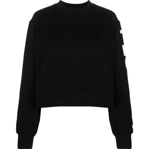 Logo-Print Cotton Sweatshirt , female, Sizes: M - Peuterey - Modalova
