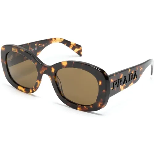 Braun/Havanna Sonnenbrille, vielseitig und stilvoll , Damen, Größe: 54 MM - Prada - Modalova