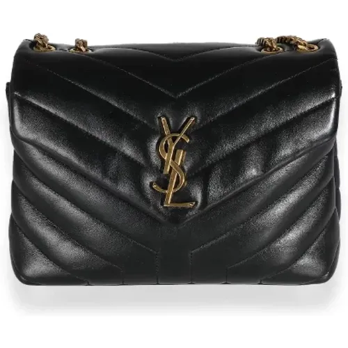 Pre-owned Leather shoulder-bags , female, Sizes: ONE SIZE - Yves Saint Laurent Vintage - Modalova