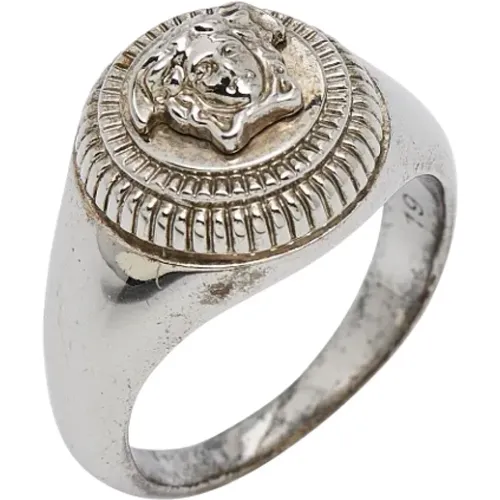 Pre-owned Metal rings , male, Sizes: ONE SIZE - Versace Pre-owned - Modalova