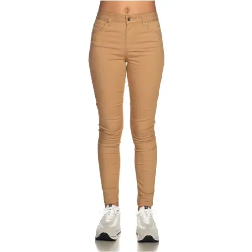 High-Waisted Skinny-Fit Five-Pocket Pants , female, Sizes: W29 - Liu Jo - Modalova