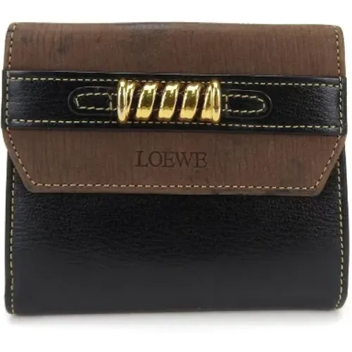 Pre-owned Leather wallets , female, Sizes: ONE SIZE - Loewe Pre-owned - Modalova