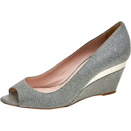 Pre-owned Leather heels , female, Sizes: 3 UK - Miu Miu Pre-owned - Modalova
