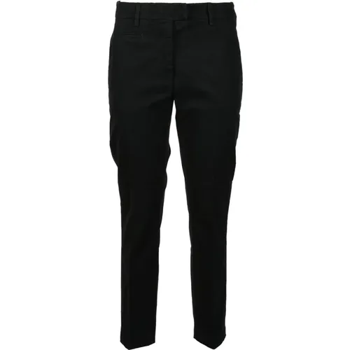 Cotton Elastane Pants , female, Sizes: W30, W26, W27, W24 - Dondup - Modalova