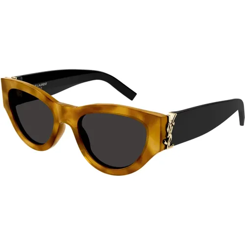 SL M94 007 Sonnenbrille , Damen, Größe: 53 MM - Saint Laurent - Modalova