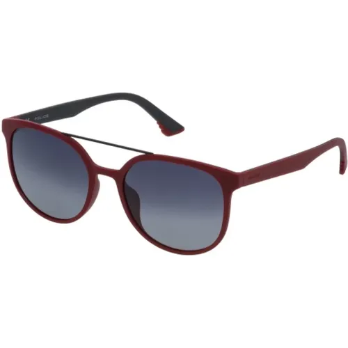 Braune Acetat Sonnenbrille für Frauen , Damen, Größe: 46 MM - Police - Modalova