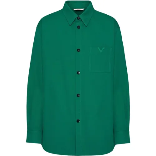 Shirts , male, Sizes: M, L - Valentino - Modalova