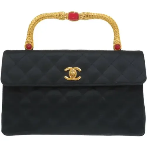 Pre-owned Satin chanel-bags , female, Sizes: ONE SIZE - Chanel Vintage - Modalova