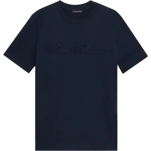 Logo Baumwoll-T-Shirt,Logo Baumwoll T-shirt - Brooks Brothers - Modalova