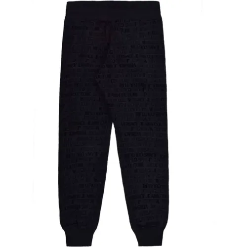 Tone-on-Tone Logo Sweatpants for Men , male, Sizes: L - Versace Jeans Couture - Modalova