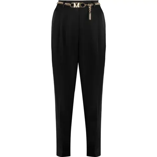 Satin trousers , female, Sizes: 2XS, 3XL, M, XS - Michael Kors - Modalova