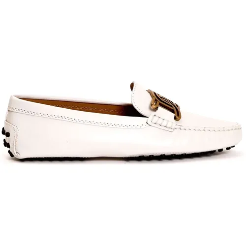 Bianco Aw22 Women`s Moccasins , female, Sizes: 5 UK - TOD'S - Modalova