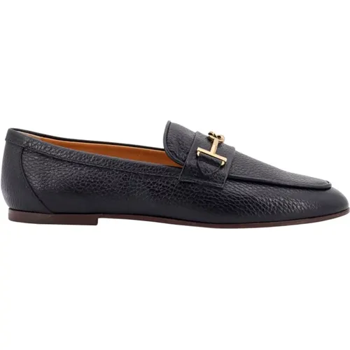 Loafer Shoes with T-Ring Detail , female, Sizes: 4 UK, 4 1/2 UK, 7 UK, 3 UK, 8 UK, 5 1/2 UK, 5 UK, 6 UK - TOD'S - Modalova