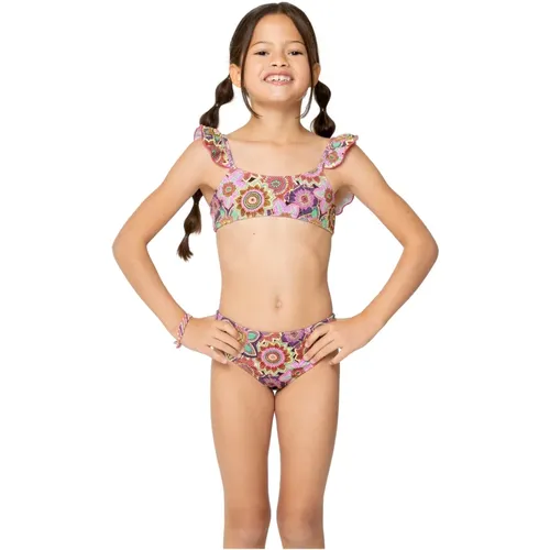 Tropisches Bouquet Bikini-Set für Mädchen - 4Giveness - Modalova