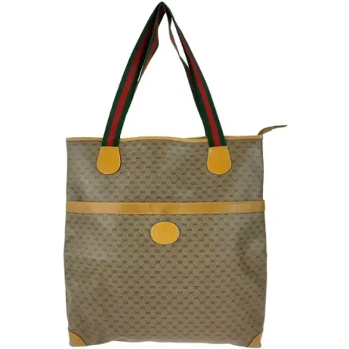 Pre-owned Canvas gucci-bags , female, Sizes: ONE SIZE - Gucci Vintage - Modalova