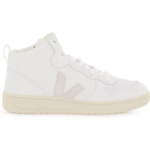 Hi Top Sneakers with V-15 Style , male, Sizes: 9 UK, 10 UK, 8 UK, 11 UK - Veja - Modalova