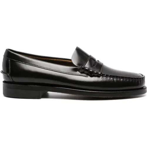 Schwarze Classic Dan Schuhe , Herren, Größe: 44 EU - Sebago - Modalova