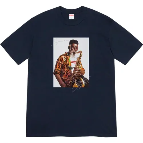 Limitierte Auflage Pharoah Sanders Tee Navy , Herren, Größe: L - Supreme - Modalova