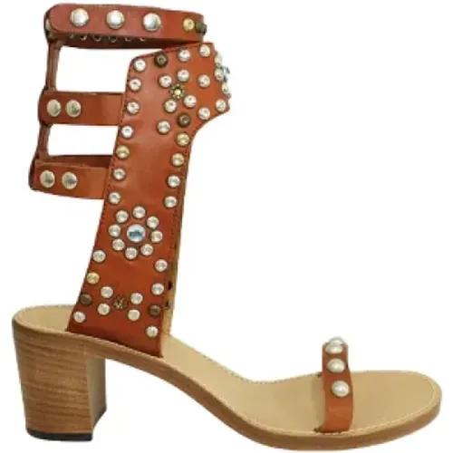 Pre-owned Leather sandals , female, Sizes: 7 UK - Isabel Marant Pre-owned - Modalova