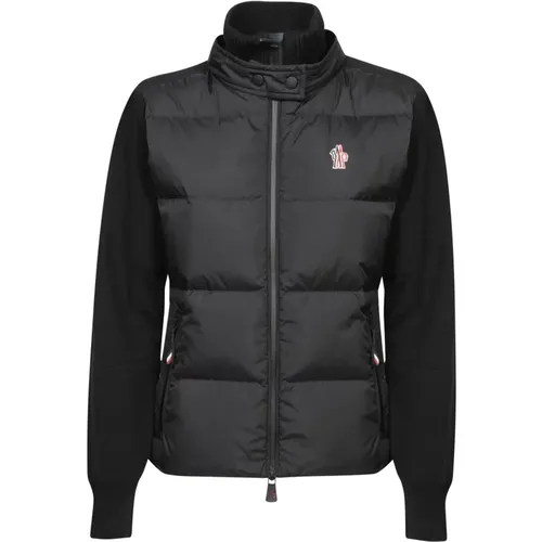 Gesteppte Strickjacke Moncler - Moncler - Modalova