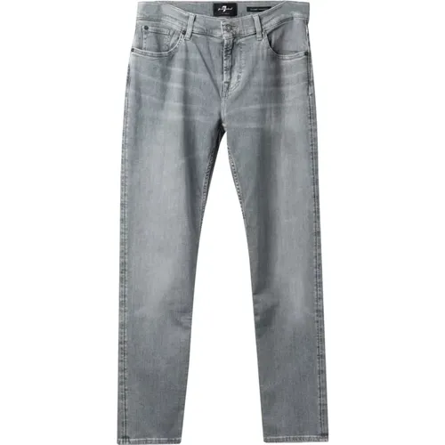 Slimmy Tapered Fit Jeans für Herren , Herren, Größe: M - 7 For All Mankind - Modalova
