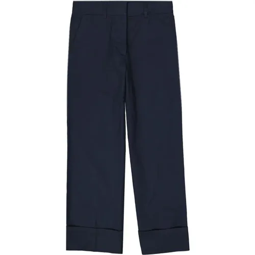 Cotton Trousers with Pockets , female, Sizes: XS, S - Prada - Modalova