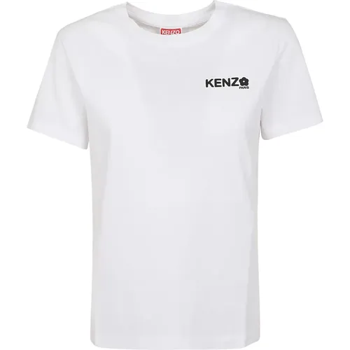 Logo Print T-Shirt , female, Sizes: M, L - Kenzo - Modalova