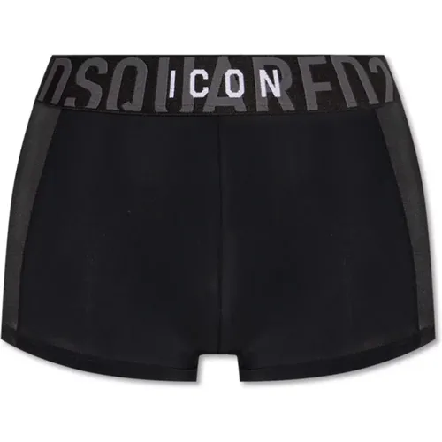 Boxershorts mit Logo , Damen, Größe: XL - Dsquared2 - Modalova