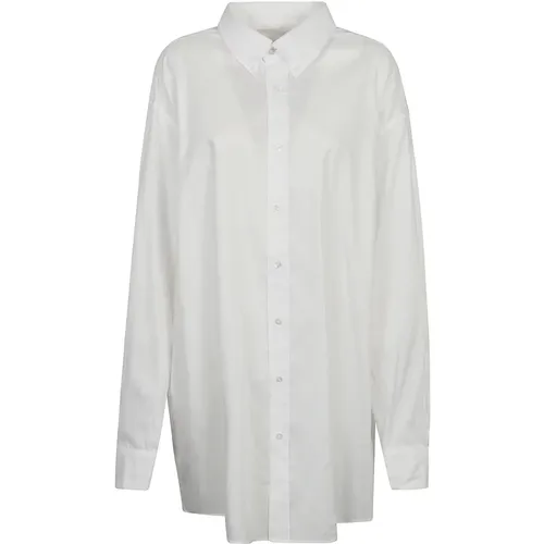 Oversize Long-Sleeve Shirt , male, Sizes: M - Maison Margiela - Modalova