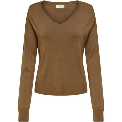 Basic V-Ausschnitt Pullover Damen - JACQUELINE de YONG - Modalova