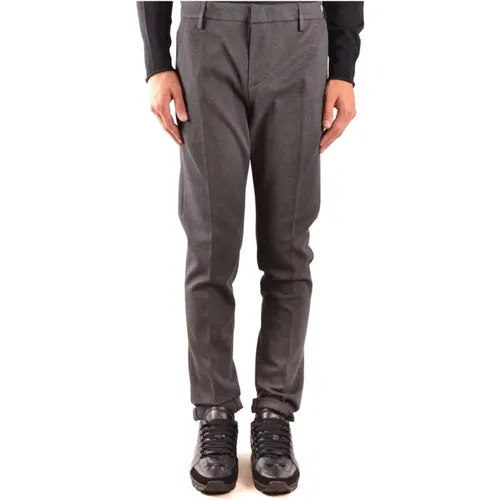 Grey Cotton Pants Outlet , male, Sizes: W36 - Dondup - Modalova
