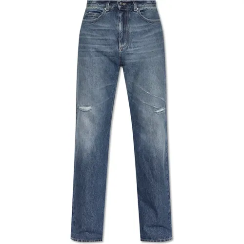 Jeans with vintage effect , Herren, Größe: M - Salvatore Ferragamo - Modalova