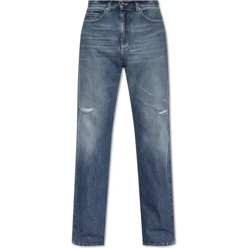 Jeans with vintage effect , Herren, Größe: XL - Salvatore Ferragamo - Modalova