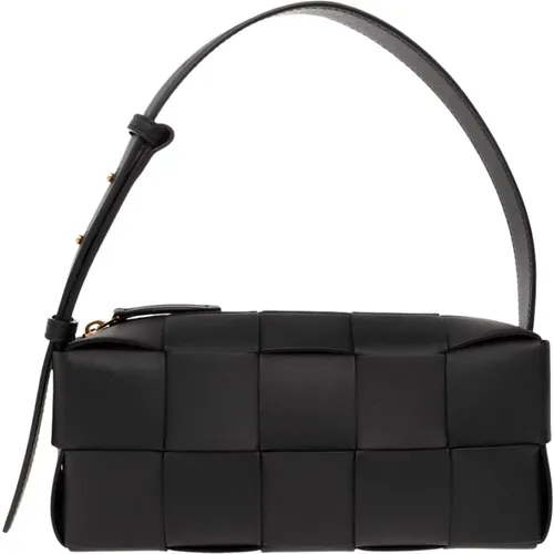 Brick Small shoulder bag , female, Sizes: ONE SIZE - Bottega Veneta - Modalova